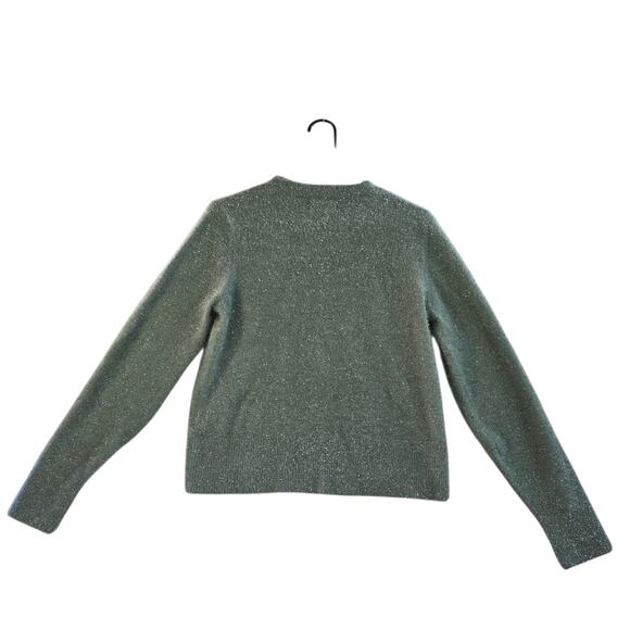 Old Navy Sparkly Mint Green Pullover Sweater Women's Size M - Picture 2 of 10